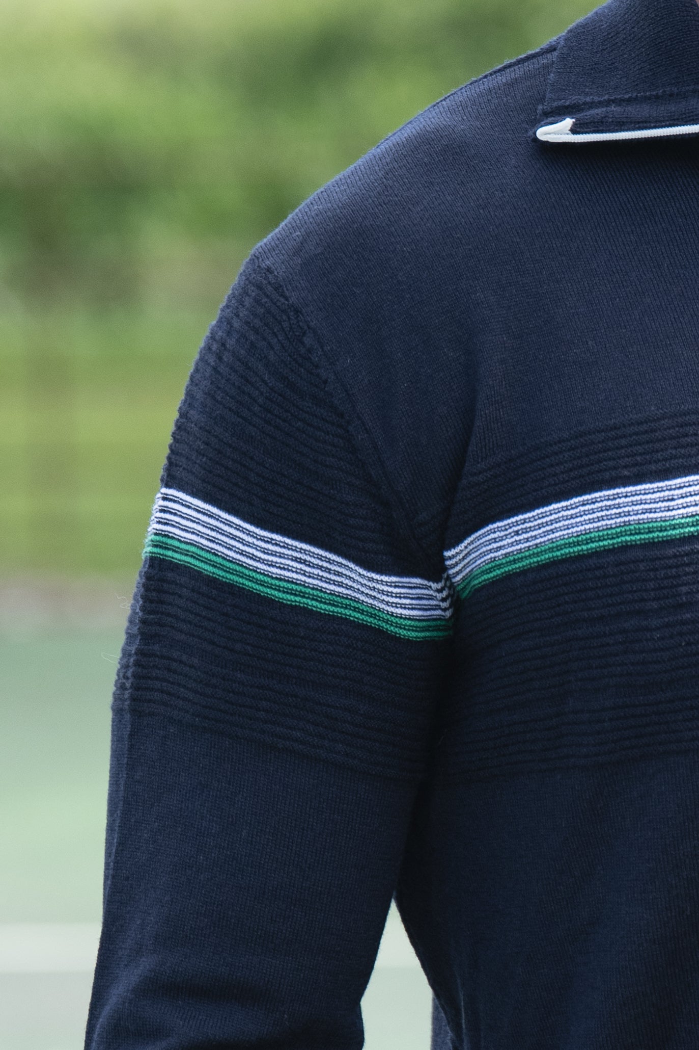 OUTLET: SW19 Quarter-Zip Jumper Navy