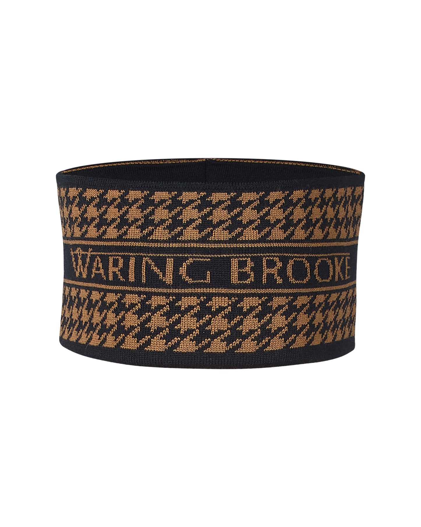 Signature Houndstooth Headband - Navy/Tan