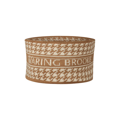 Signature Houndstooth Headband - Tan/Taupe