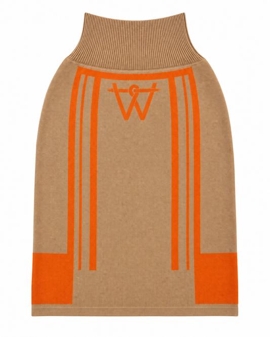 OUTLET: Baroque Skirt Tan