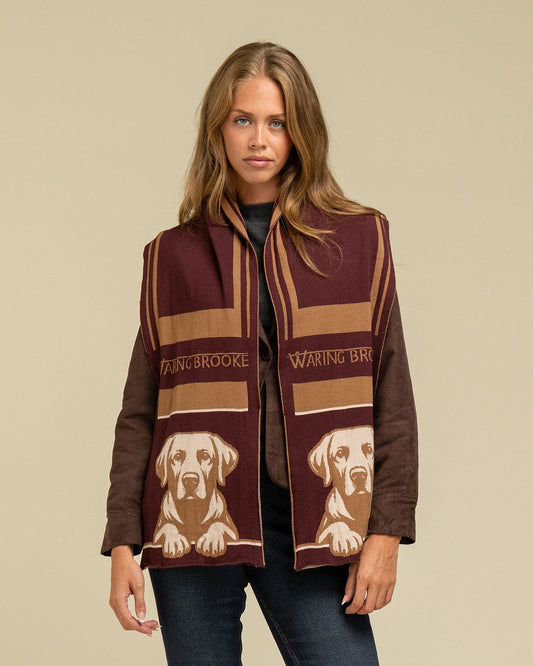 Loyal Labrador Scarf Yellow
