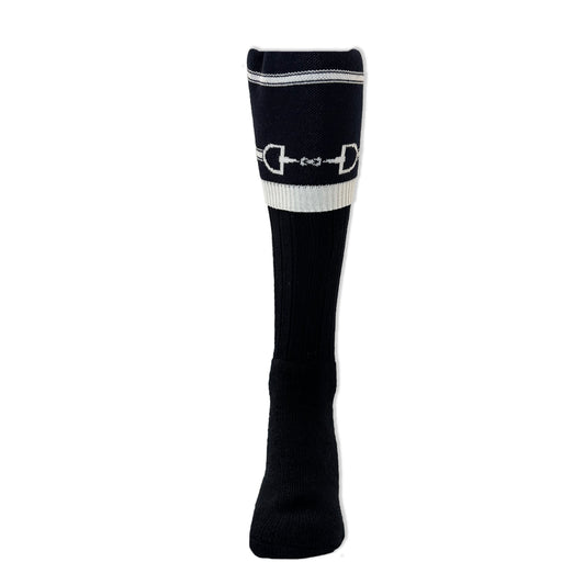 OUTLET: Snaffle Socks Navy/White
