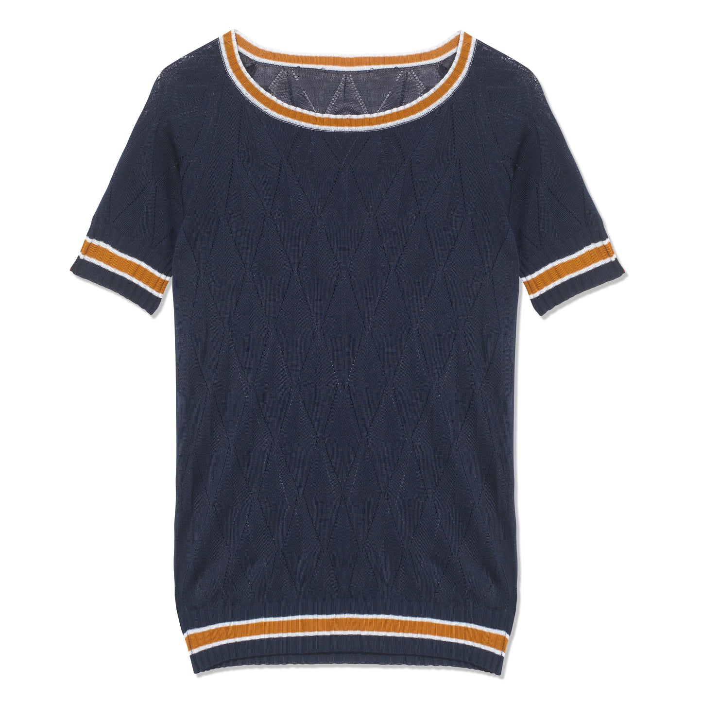 OUTLET: Diamond Crew Neck - NAVY