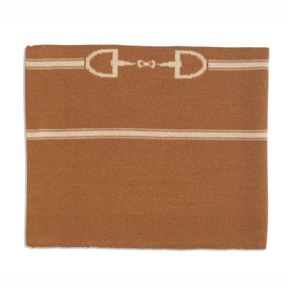 Snaffle Headband / Snood Tan/Taupe