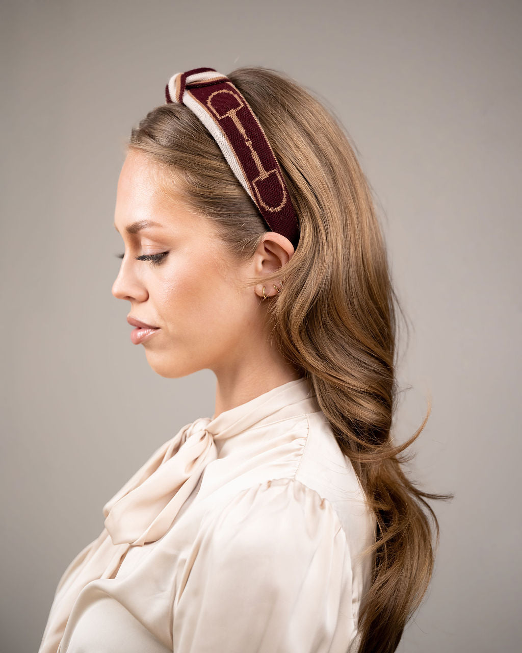 OUTLET: Plum Snaffle Hairband