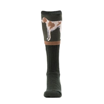 Estate pointer Socks- Brown
